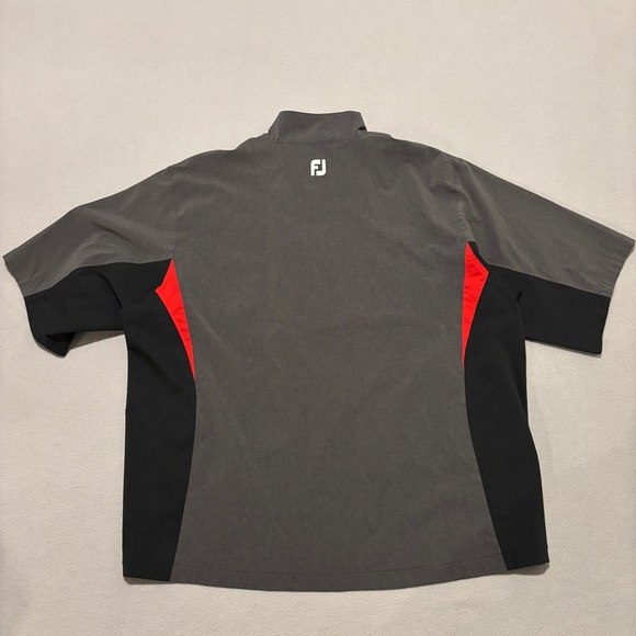 FootJoy DryJoy Shirts Sz XL HydroLite 1/4 Quarter Zip Short Sleeves Lightweight - Picture 7 of 7
